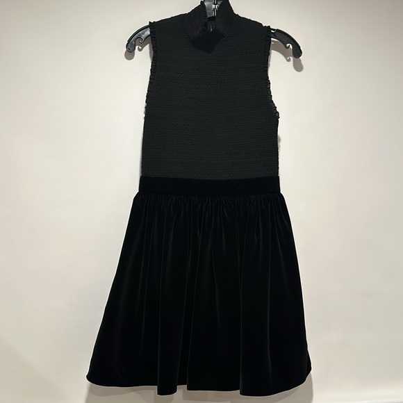 Alice and Olivia Barrett Sleeveless Black Mini Dress Size 2 - Picture 5 of 10